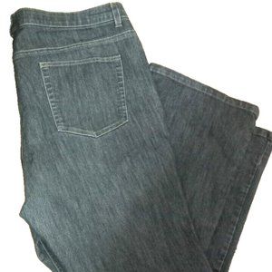 Womans Merona denim Plus Size Jeans size 22 X 31 wide Leg